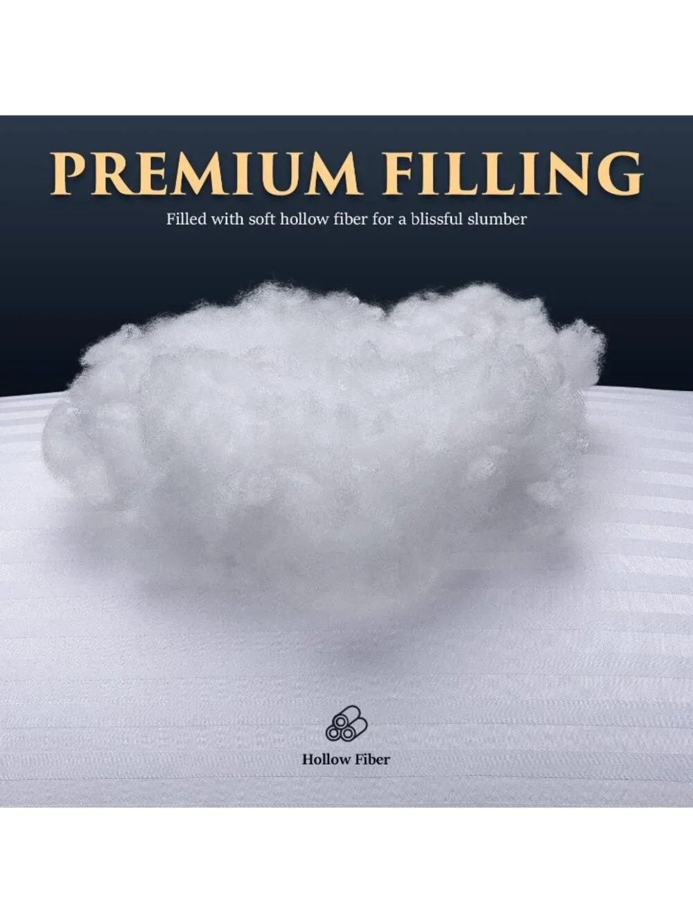 〽️Hotel Quality Bed Pillows Queen Size Set of 2 Cooling Down Alternative Pillow